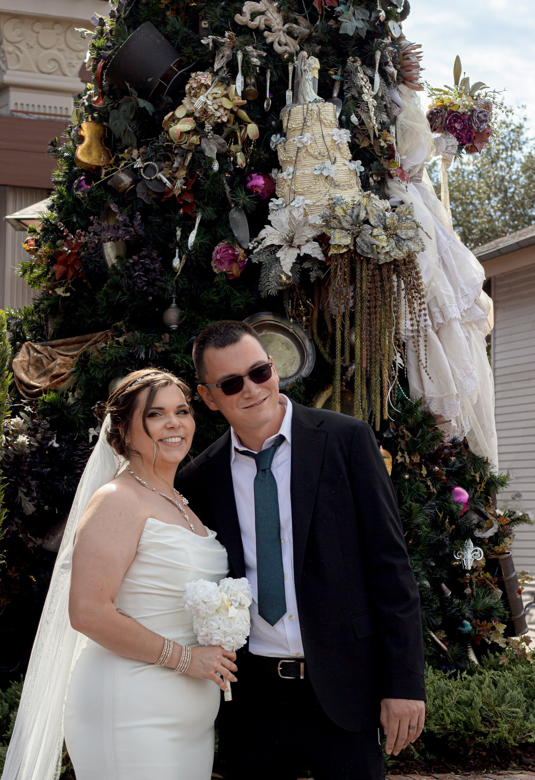 Wedding ceremony at Paddlefish in Disney Springs Orlando Florida officiated by Once Upon a Rings