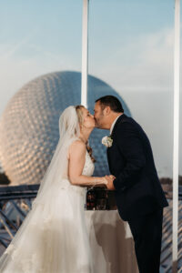 Epcot wedding at GM Lounge in Disney World with Karen Hooper