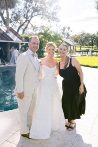 Intimate Air BnB wedding ceremony in Tampa Florida officiated by Once Upon 2 Rings